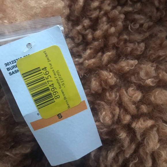 Jessica Simpson | Burro Brown Sasha Faux Fur Jacket Size Small - Picture 9 of 13